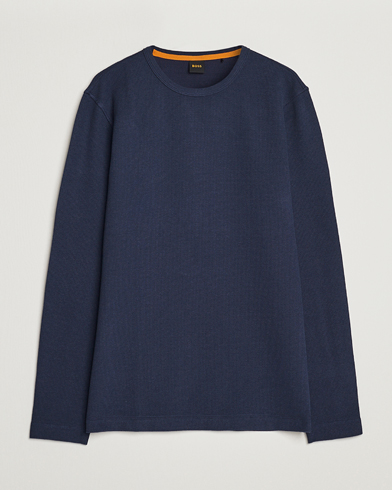 Herre | Pullovers med rund hals | BOSS ORANGE | Tempesto Sweater Dark Blue