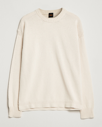 Herre |  | BOSS ORANGE | Arcott Knitted Sweater Open White