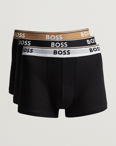 Herre | Boxershorts | BOSS BLACK | 3-Pack Trunk Boxer Black
