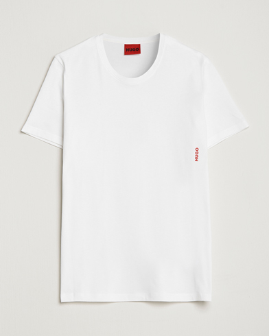 Herre | T-Shirts | HUGO | 2-Pack Logo Crew Neck T-Shirt White