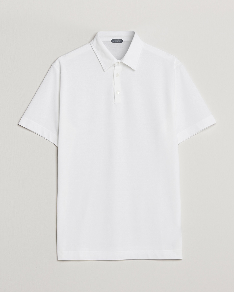  Ice Cotton Polo White