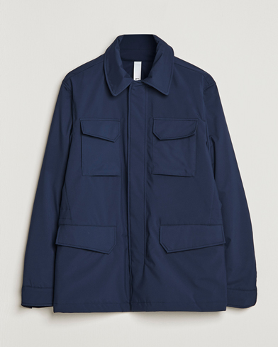 Herre | Field jackets | Slowear | Nylon Field Jacket Navy