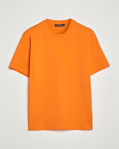 Herre | J.Lindeberg | J.Lindeberg | Dale Organic Cotton Patch T-Shirt Russet Orange
