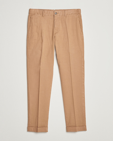 Herre |  | J.Lindeberg | Grant Stretch Cotton/Linen Trousers Tiger Brown