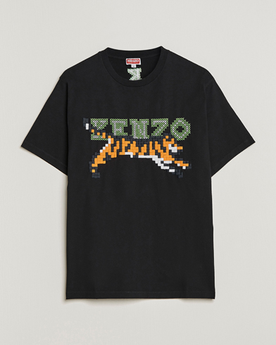 Herre | Sorte t-shirts | KENZO | Pixel Oversize T-Shirt Black