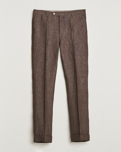Herre | Morris Heritage | Morris Heritage | Jack Linen Suit Trousers Brown