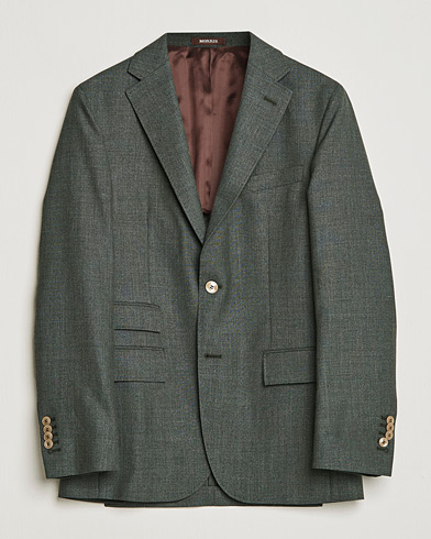 Herre | Habitjakker | Morris Heritage | Keith Tropical Wool Suit Blazer Green
