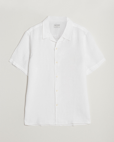 Herre | Tiger of Sweden | Tiger of Sweden | Riccerdo Linen Shirt Pure White