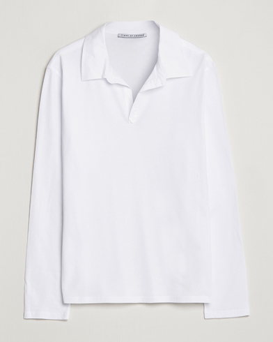 Herre | Langærmede t-shirts | Tiger of Sweden | Truane Organic Cotton T-Shirt Pure White