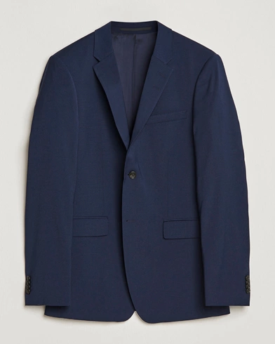 Herre | Tøj | Tiger of Sweden | Jerretts Wool Travel Suit Blazer Royal Blue