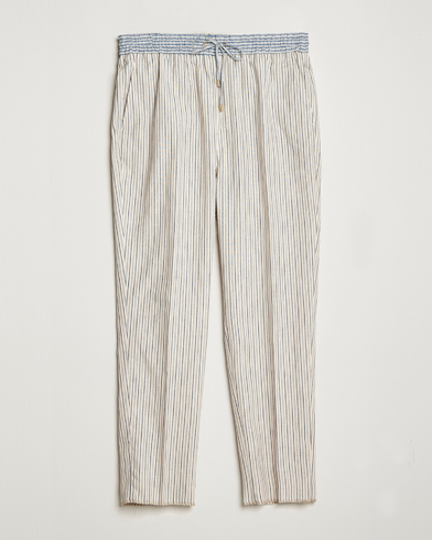 Herre | Etro | Etro | Hickory Stripe Casual Trousers Off White