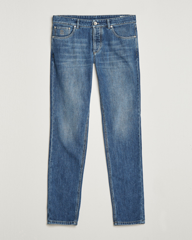 Herre | Jeans | Brunello Cucinelli | Slim Fit Jeans Dark Wash