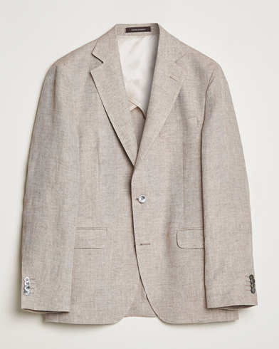 Herre | Blazere & jakker | Oscar Jacobson | Ferry Soft Linen Blazer Beige