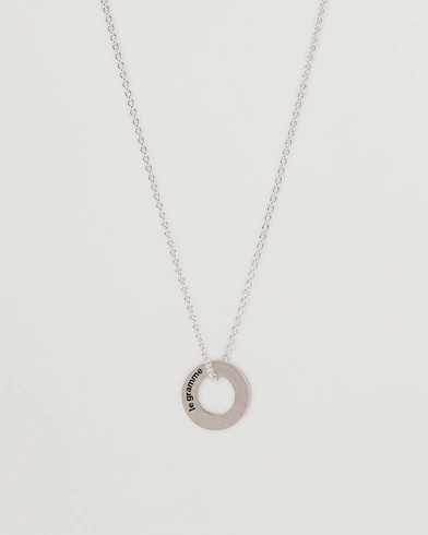 Herre |  | LE GRAMME | Circle Necklace Le 1.1 Sterling Silver