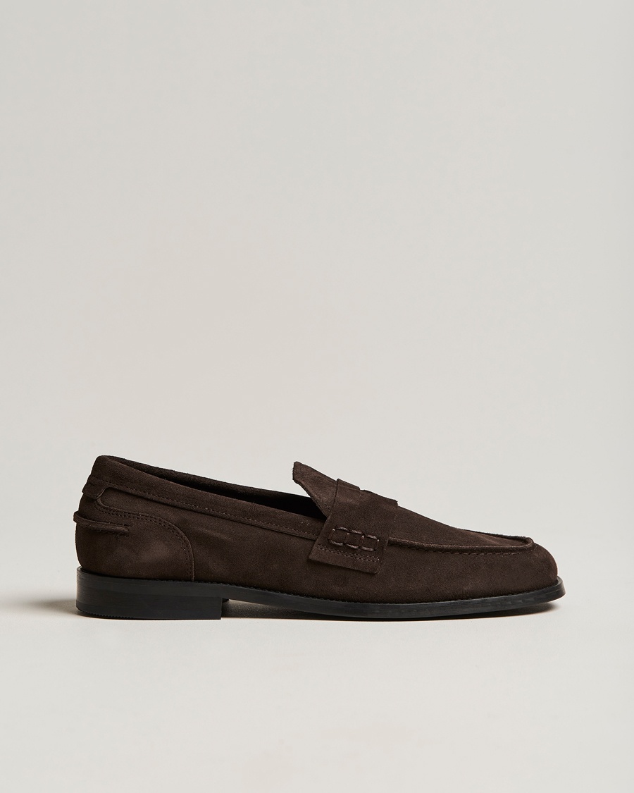 Herre | | GANT | Louon Suede Loafer Espresso
