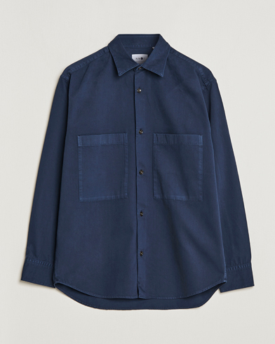 Herre | Tøj | NN07 | Freddy Pocket Overshirt Navy Blue