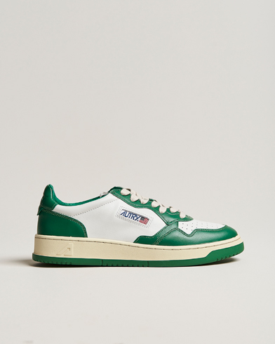 Herre | Sneakers | Autry | Medalist Low Bicolor Leather Sneaker Green