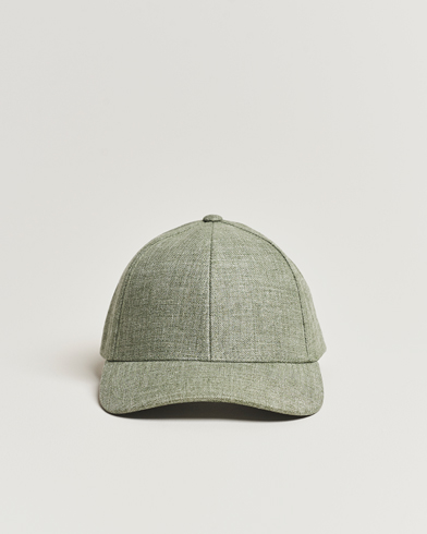 Herre |  | Varsity Headwear | Linen Baseball Cap Pistachio Green