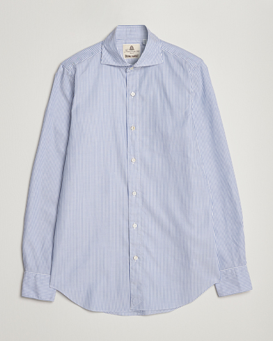 Herre | Finamore Napoli | Finamore Napoli | Tokyo Slim Chambray Shirt Light Blue Stripe