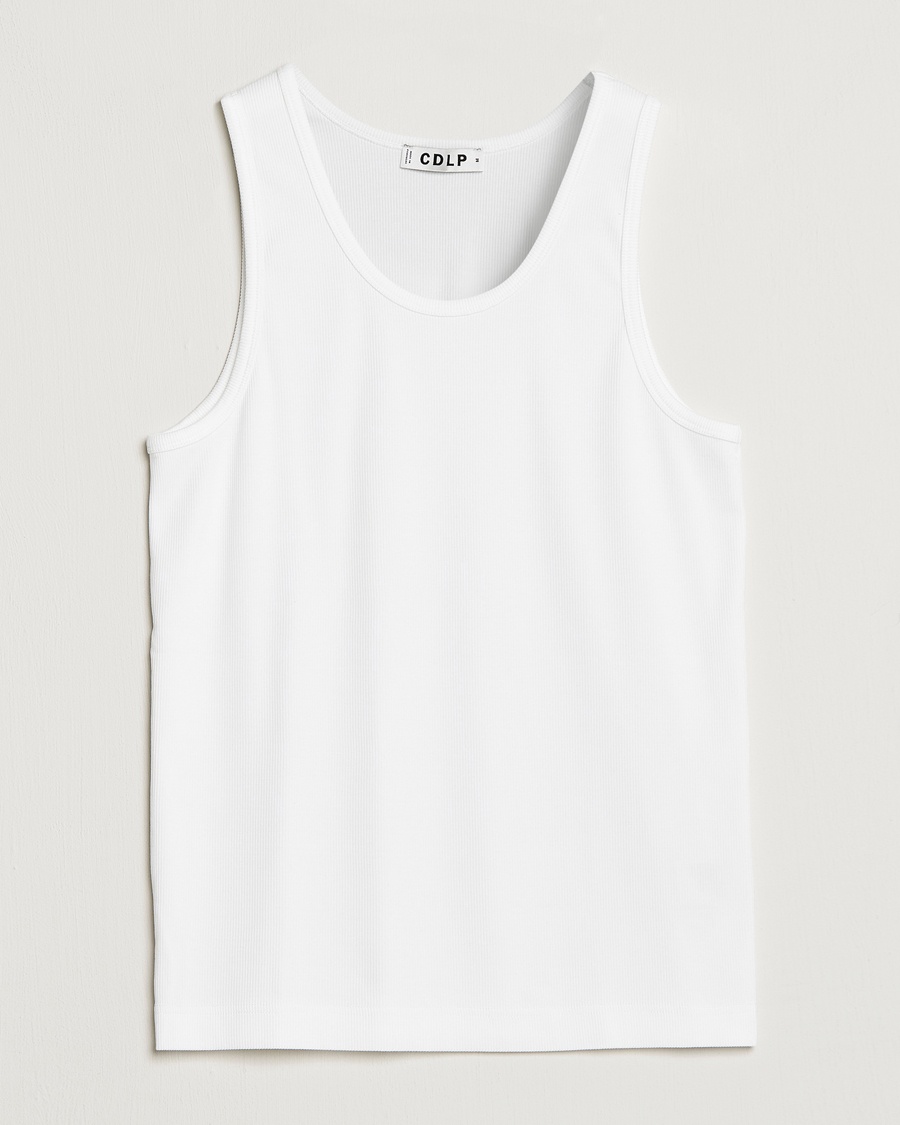 CDLP Rib Tank Top White – Hvid