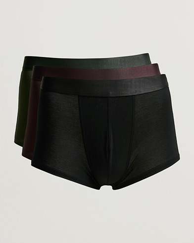 Herre | New Nordics | CDLP | 3-Pack Boxer Trunk Black/Army/Brown