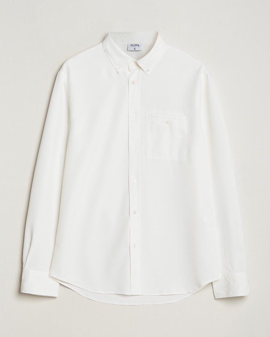 Filippa K Zachary Lyocell Shirt White – Hvid