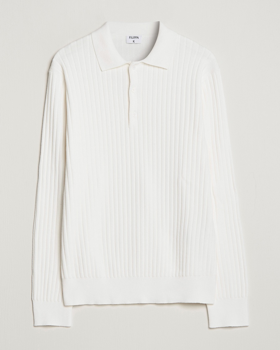 Knitted Shirt White - CareOfCarl.dk