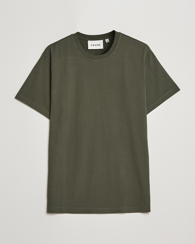 Herre | Nye varemærker | FRAME | Logo T-Shirt Olive Green