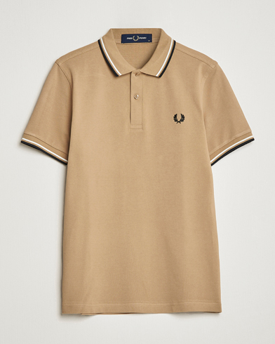 Herre | Polotrøjer | Fred Perry | Twin Tipped Polo Shirt Warm Stone