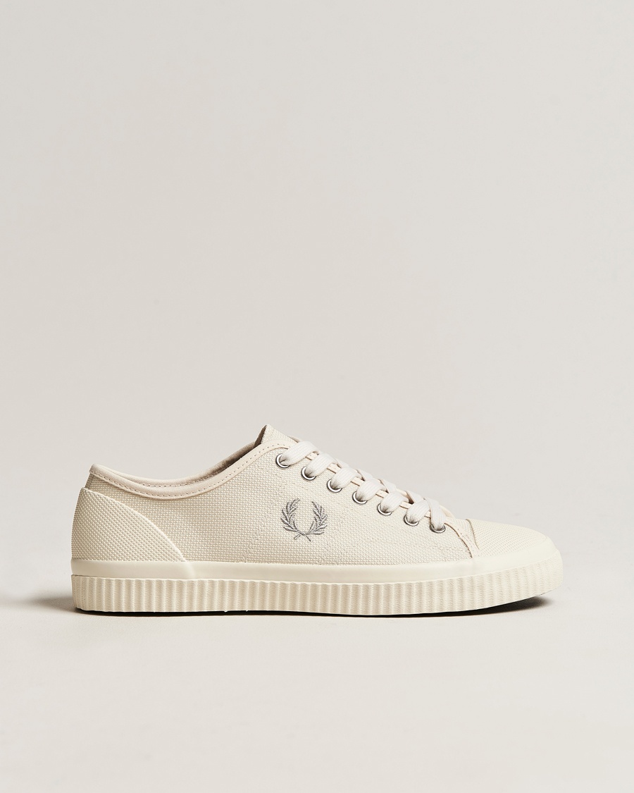 Herre | | Fred Perry | Hughes Low Canvas Sneaker Ecru