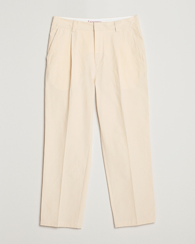 Herre | Orlebar Brown | Orlebar Brown | Beckworth Pleated Cotton Trousers Pebble