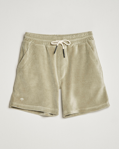 Herre | Shorts | OAS | Drawstring Velour Shorts Washed Grey