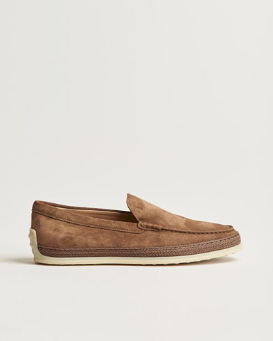 Herre |  | Tod's | Raffia Loafers Brown Suede