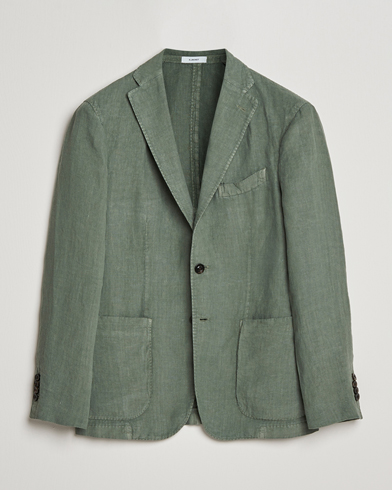 Herre |  | Boglioli | K Jacket Linen Blazer Sage Green