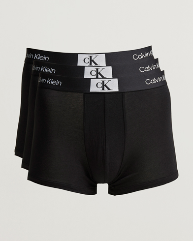 Herre | Boxershorts | Calvin Klein | Cotton Stretch Trunk 3-pack Black
