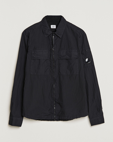 Herre | An overshirt occasion | C.P. Company | Taylon L Nylon Zip Shirt Jacket Black