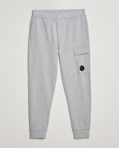 Herre | Sweatpants | C.P. Company | Diagonal Raised Fleece Lens Sweatpants Grey