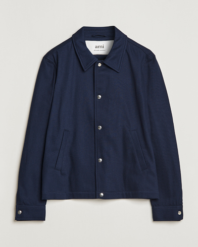 Herre | Moderne jakker | AMI | Buttoned Jacket Navy