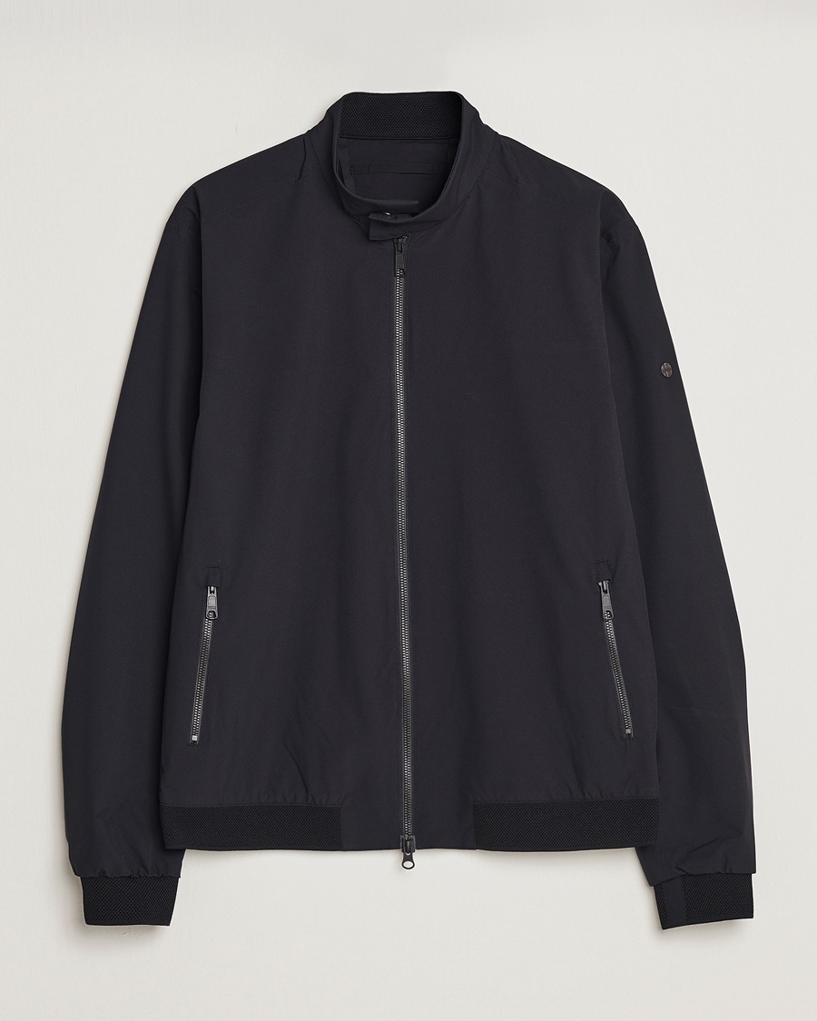 Herre | | Scandinavian Edition | Plain Waterproof Jacket Onyx