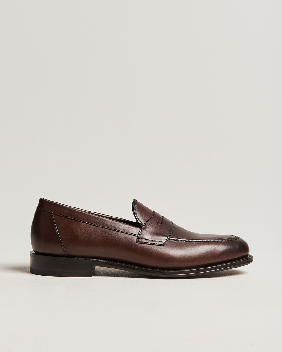 Loake 1880 Hornbeam Eco Penny Loafer Walnut – Brun