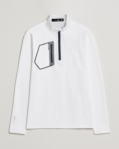 Herre | Sport | RLX Ralph Lauren | Luxury Jersey Half Zip Pure White