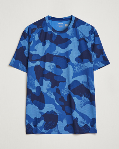Herre | Tøj | RLX Ralph Lauren | Airflow Performance T-Shirt Royal Navy Camo