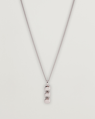 Herre | Tom Wood | Tom Wood | Mini Cushion Pendant Necklace Silver