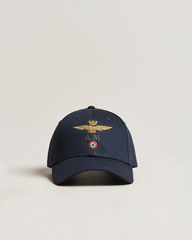 Herre | Kasketter | Aeronautica Militare | Cotton Baseball Cap Navy Blue