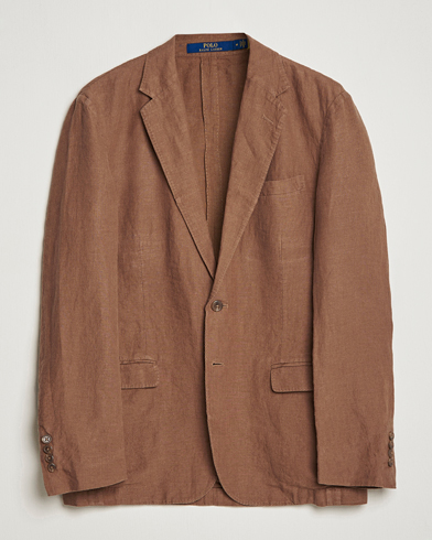 Herre | Blazere & jakker | Polo Ralph Lauren | Linen Sportcoat Luggage Brown