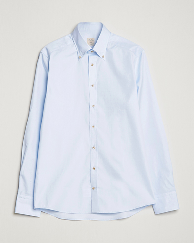 Herre | Stenströms | Stenströms | Slimline Button Down Pinpoint Oxford Shirt Blue