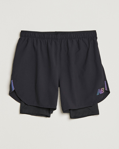 Herre | Funktionelle shorts | New Balance Running | Q Speed 2 in 1 Shorts Black