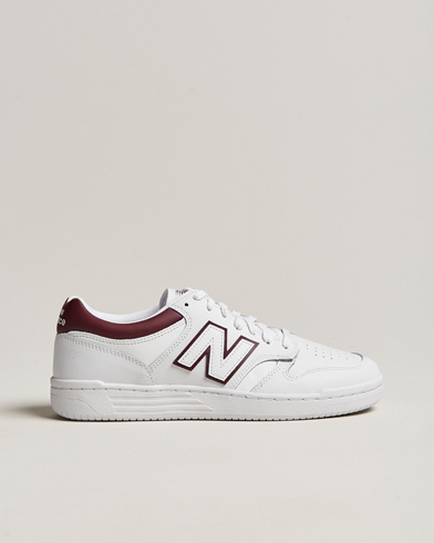 Herre | Sko | New Balance | 480 Sneakers White/Burgundy