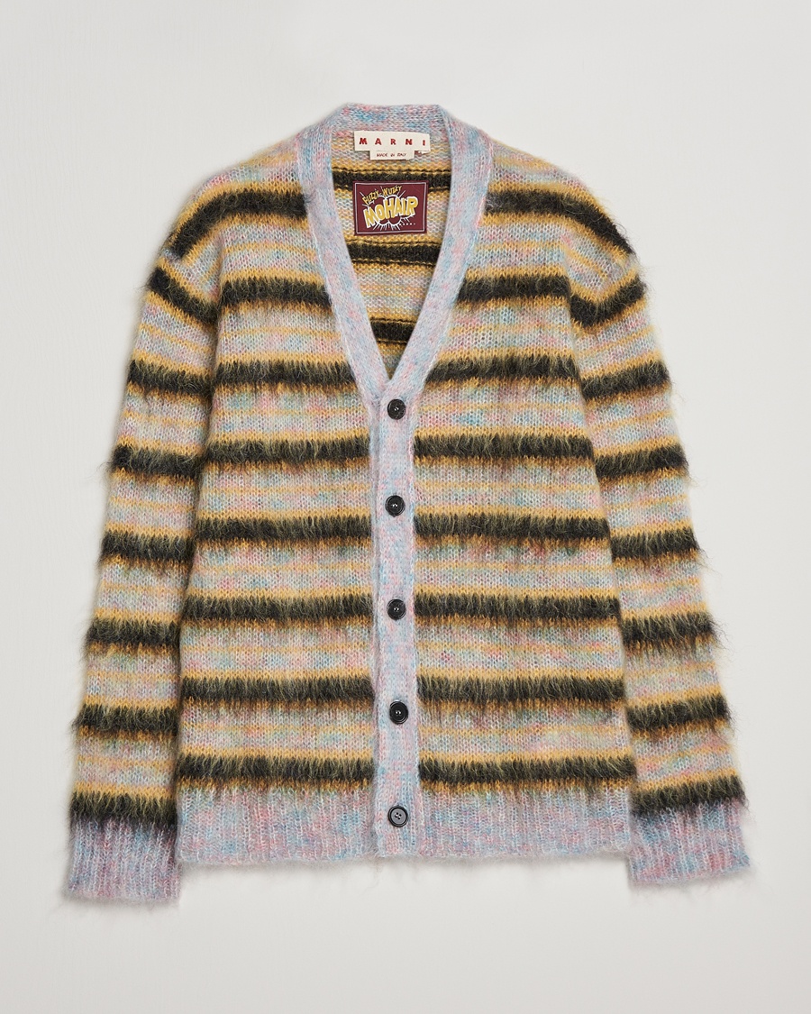 Herre | Marni | Marni | Striped Mohair Cardigan Multicolor