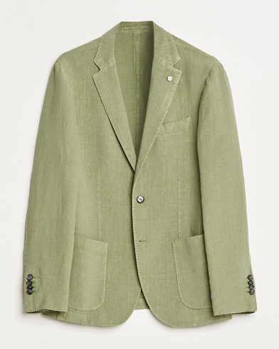 Herre | Blazere & jakker | L.B.M. 1911 | Jack Regular Fit Linen Blazer Light Green